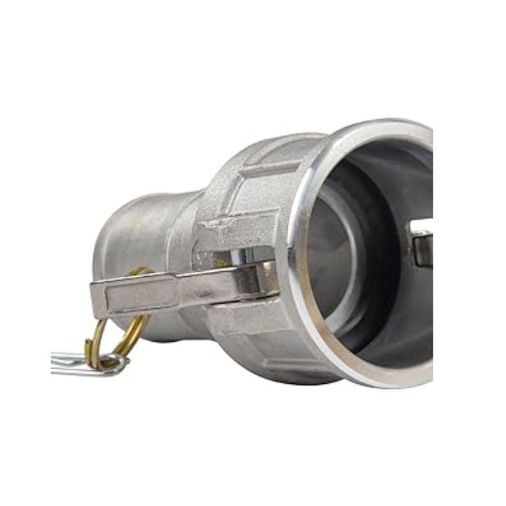 Engate Rápido Alumínio 1.1-2 Pol Acoplador Espigão Ert-c - Camlock - 7