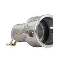 Engate Rápido Alumínio 1.1-2 Pol Acoplador Espigão Ert-c - Camlock - 7