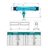 Kit Tubo De Venturi 1 1-2 Pol Com 2M De Mangueira - 2