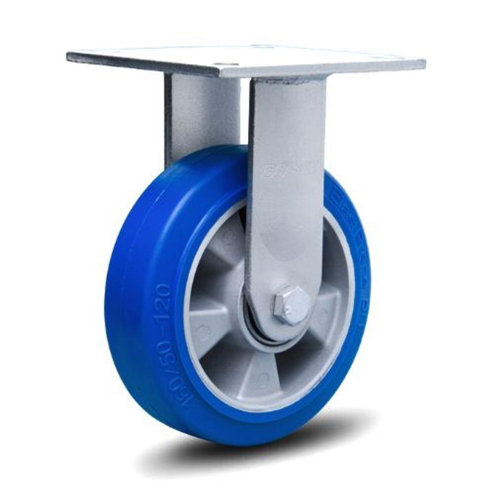 Rodízio Fixo 8x2 De Poliuretano Elástico Movimentação Intensa 700 Kg - 1