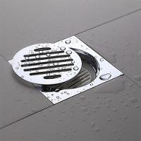 Ralo Abertura Anti Insetos Inox Para Banheiro 10x10 Anti Odor - 5