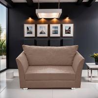 Namoradeira Lisboa 02 Lugares Para Sala Salão Escritório Capuccino - 3