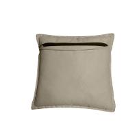 Kit 4 Almofadas Decorativas Cheias Com Ziper Suede Bege - 4