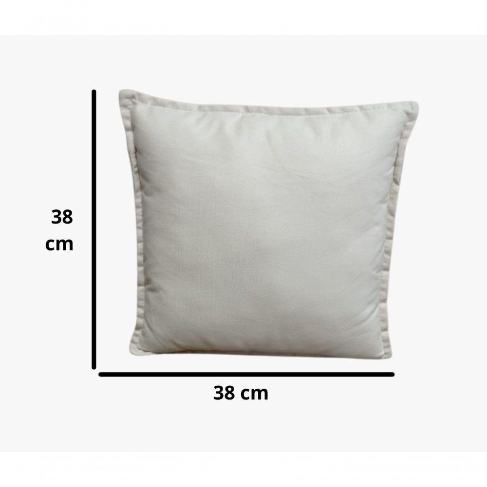 Kit 4 Almofadas Decorativas Cheias Com Ziper Suede Vermelho - 4