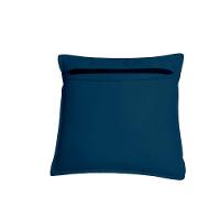 Kit 4 Almofadas Decorativas Cheias Com Ziper Suede Azul Marinho - 2