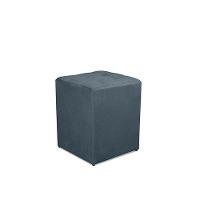 Kit 01 Namoradeira Opala 02 Puff Quadrado 02 Almofadas Azul Turquesa - 3