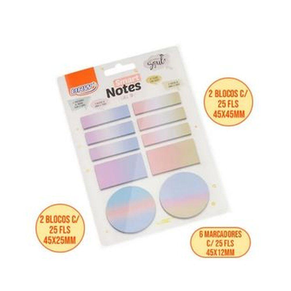 Bloco Smart Notes Call Up - Degradê - 25fls - 10blocos - 2