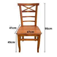 Mesa De Jantar Madeira Maciça 200 X 90 Com 08 Cadeiras Abc Sudeste Rústico - 8