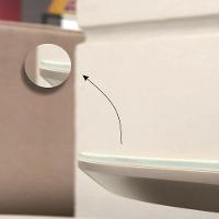 Mesa De Jantar Rubi Cinamono Com Base De Metal Champanhe - 3