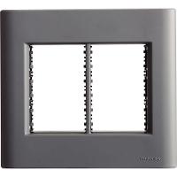 Placa 6 Postos 4x4 Tramontina Giz Titânio Soft Touch Suporte Tramontina - 1