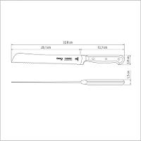 Faca Para Pão Tramontina Century Com Lâmina Em Aço Inox E Cabo Em Policarbonato 8 Tramontina - 2
