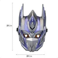 Máscara De Robô Infantil Azul Com Luzes E Sons - 2