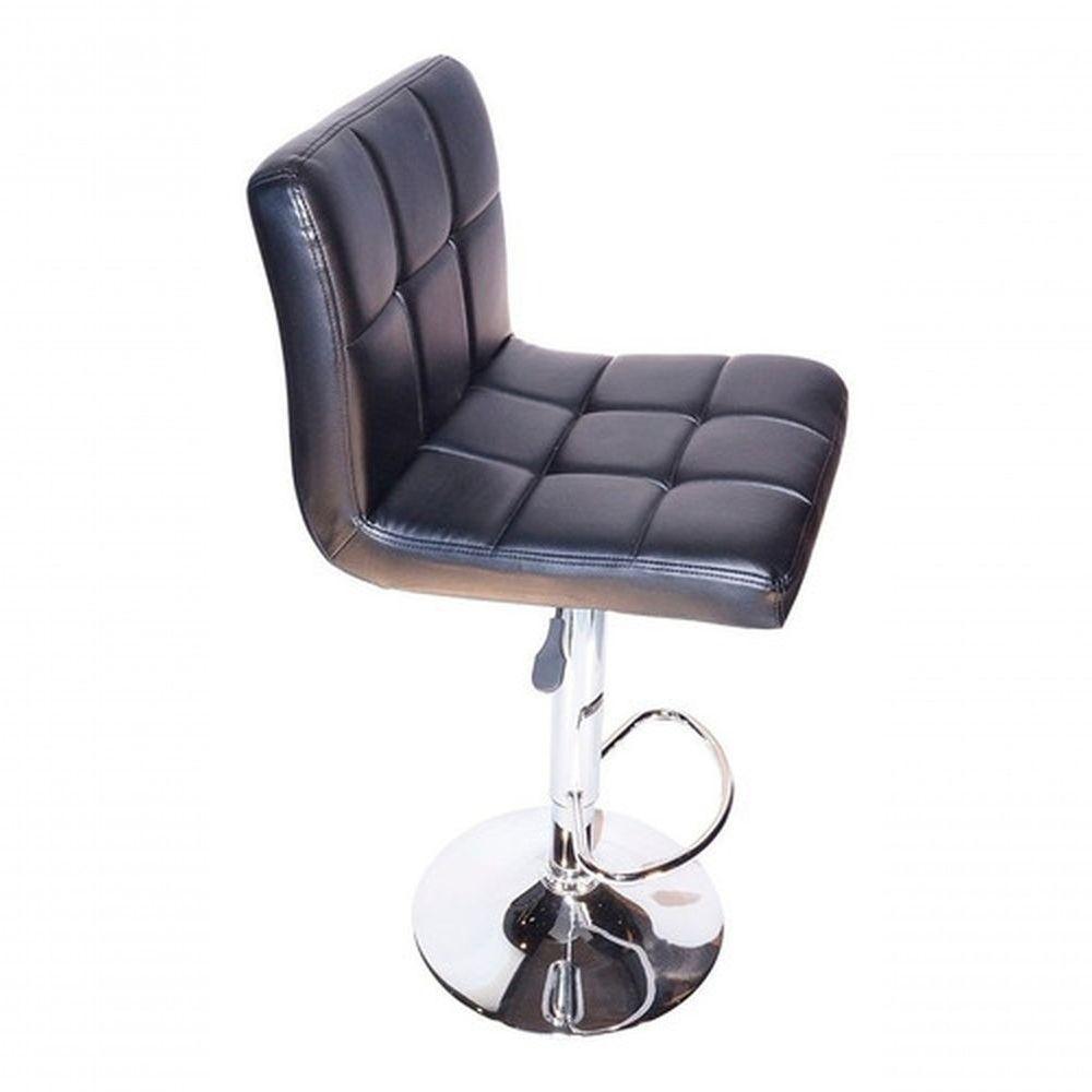 Kit 4 Banquetas Alta Cozinha Bar Balcão Bancada Americana Giratória Gomos Pu Preta - 5