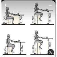 Kit Com 2 Banqueta Gomos Confort , Giratoria, Com Regulagem De Altura Preta