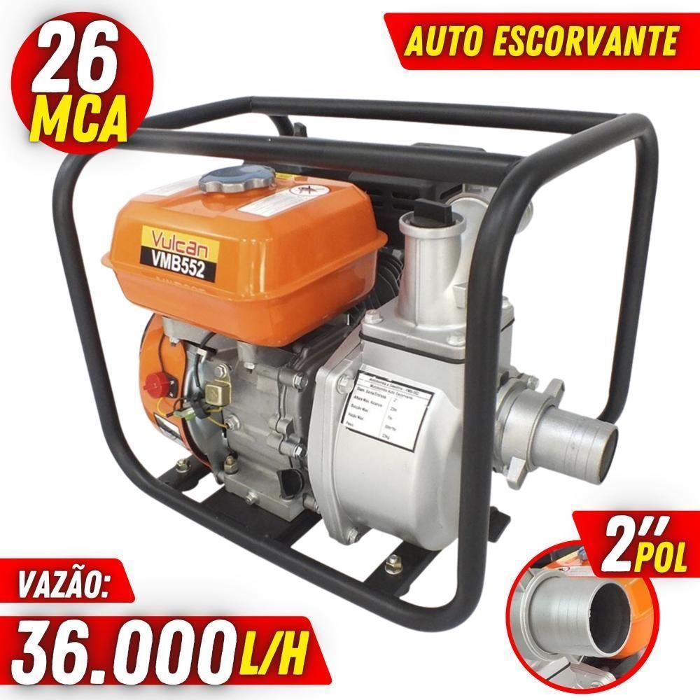 Motobomba D?água á Gasolina Vulcan Trent Vmb552 4t 5,5hp 2" - 2