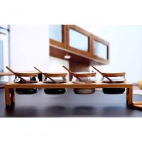 Conjunto Porta Tempero De Bambu Com 4 Potes Tamanduá-bandeira - Ilovecoffee - 3