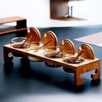 Conjunto Porta Tempero De Bambu Com 4 Potes Tamanduá-bandeira - Ilovecoffee - 5