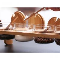 Conjunto Porta Tempero De Bambu Com 4 Potes Tamanduá-bandeira - Ilovecoffee - 6