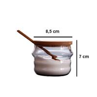 Conjunto Porta Tempero De Bambu Com 4 Potes Tamanduá-bandeira - Ilovecoffee - 7