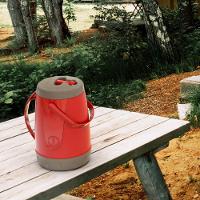 Jarra Térmica Pavia Com Alça Dupla De 2,5 Litros Com Bico Para Chimarrão Chá Café - Vermelha - 2