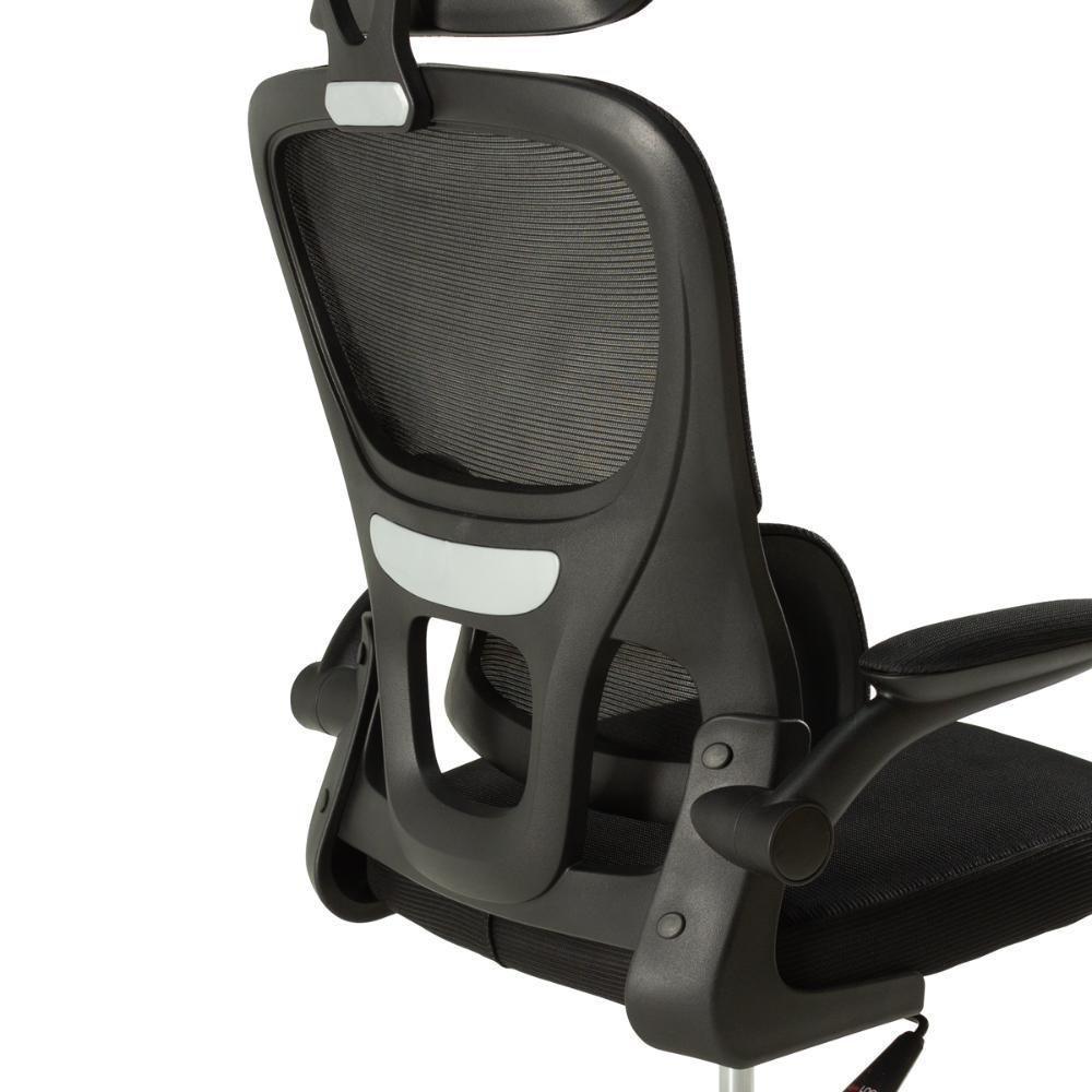 Kit 2 Cadeiras De Escritório Giratória Executiva Atenas Com Regulagem De Altura - Preto - 3