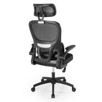 Kit 2 Cadeiras De Escritório Giratória Executiva Atenas Com Regulagem De Altura - Preto