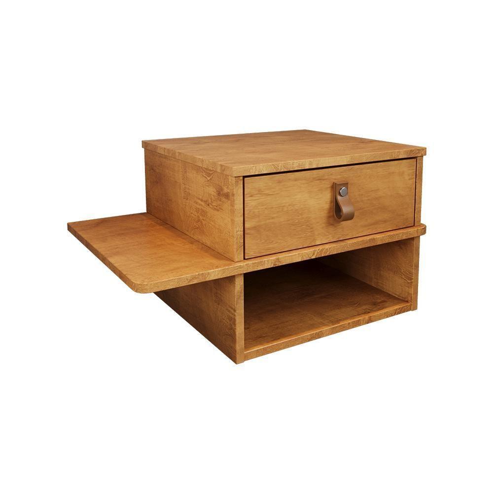 Mesa De Cabeceira Basco Com 1 Gaveta Nature Nature - 2