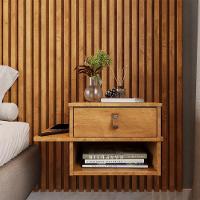 Mesa De Cabeceira Basco Com 1 Gaveta Nature Nature