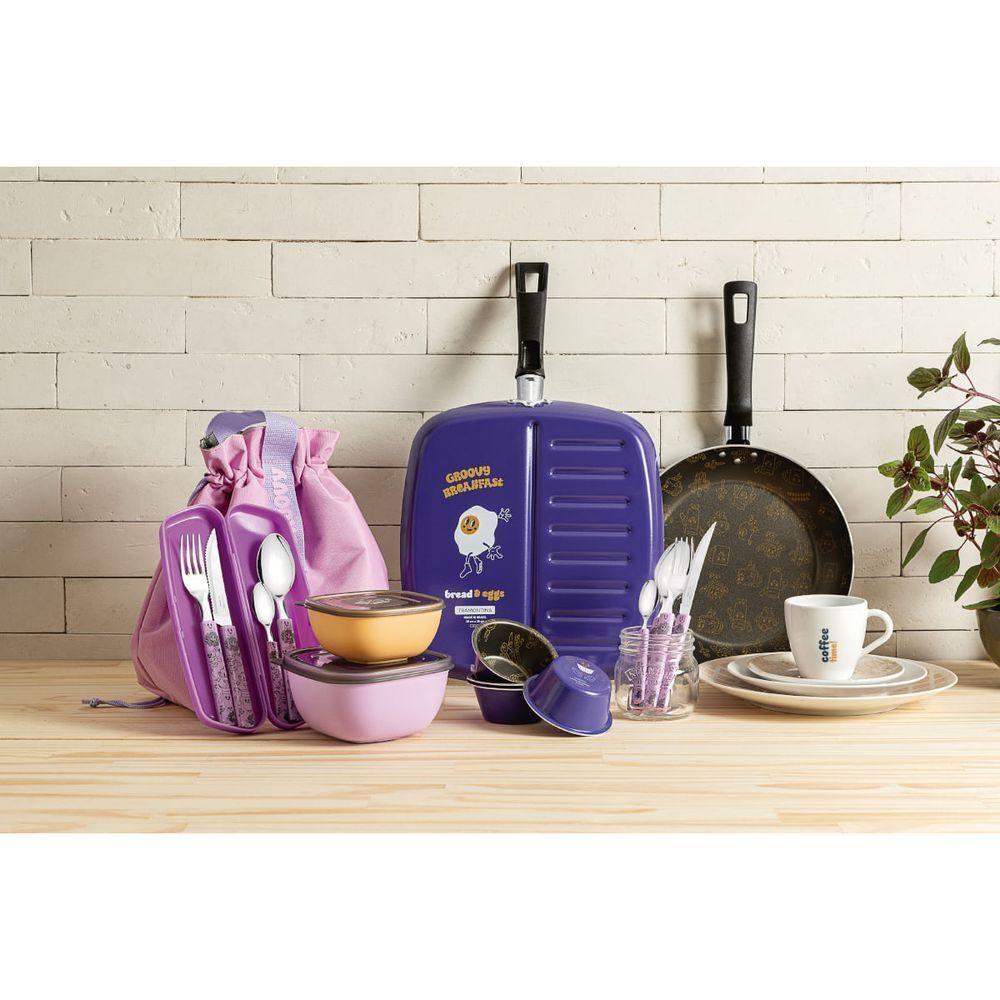 Kit Marmita Com Bolsa Térmica Tramontina Groovy Breakfast 8 Peças - 4