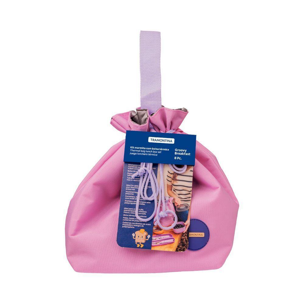 Kit Marmita Com Bolsa Térmica Tramontina Groovy Breakfast 8 Peças - 6