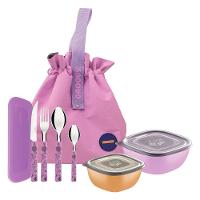 Kit Marmita Com Bolsa Térmica Tramontina Groovy Breakfast 8 Peças - 1
