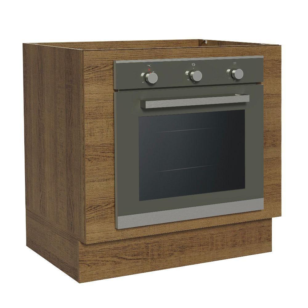 Balcão Para Forno 80 X 60 Cm Sem Tampo Rustic - 1