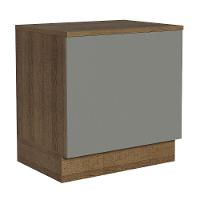 Balcão Para Forno 80 X 60 Cm Com Tampo Rustic/cinza - 6