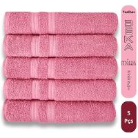 Kit 5 Toalhas Super Grossa E Felpuda Macia 80x150cm Beka - Rosê Rosê - 2