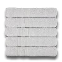 Kit 5 Toalhas Super Grossa E Felpuda Macia 80x150cm Beka - Branco Branco - 1