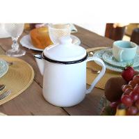 Caneca Com Bico Esmaltada Branca 1 L Ewel