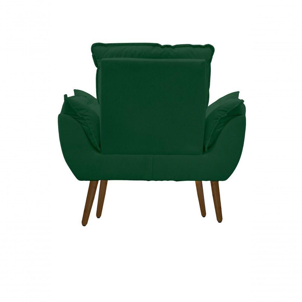 Kit C-02 Poltronas Opala + 01 Puff Redondo Danny Suede Verde - 3