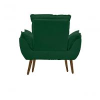 Kit C-02 Poltronas Opala + 01 Puff Redondo Danny Suede Verde - 3