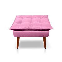 Kit C-02 Poltronas Opala + 02 Puff Opala Elegante Suede Rose - 3