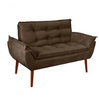 Namoradeira Opala Elegante Suede Marrom - 1