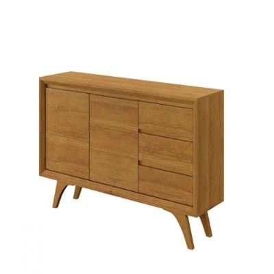 Buffet Vertex 2 Portas Pés Madeira Maciça Mavaular Naturalle