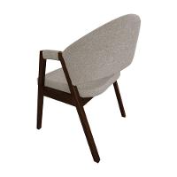 Kit 8 Cadeiras De Jantar Madeira Maciça Mel Premium Helen Linho Bege - Cor: Bege - 3