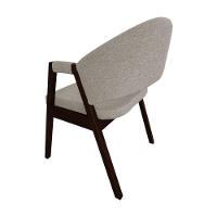 Kit 4 Cadeiras De Jantar Madeira Maciça Castanho Premium Helen Linho Bege - Cor: Bege - 3