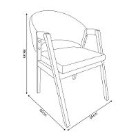 Kit 4 Cadeiras De Jantar Madeira Maciça Mel Premium Helen Linho Bege - Cor: Bege - 2