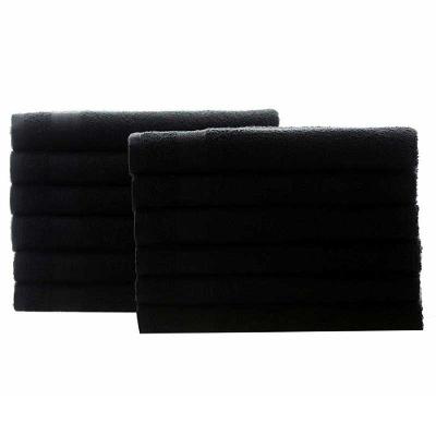 Toalhas Rosto Lmpeter Profissional 48X75Cm Preto 06 Unidades