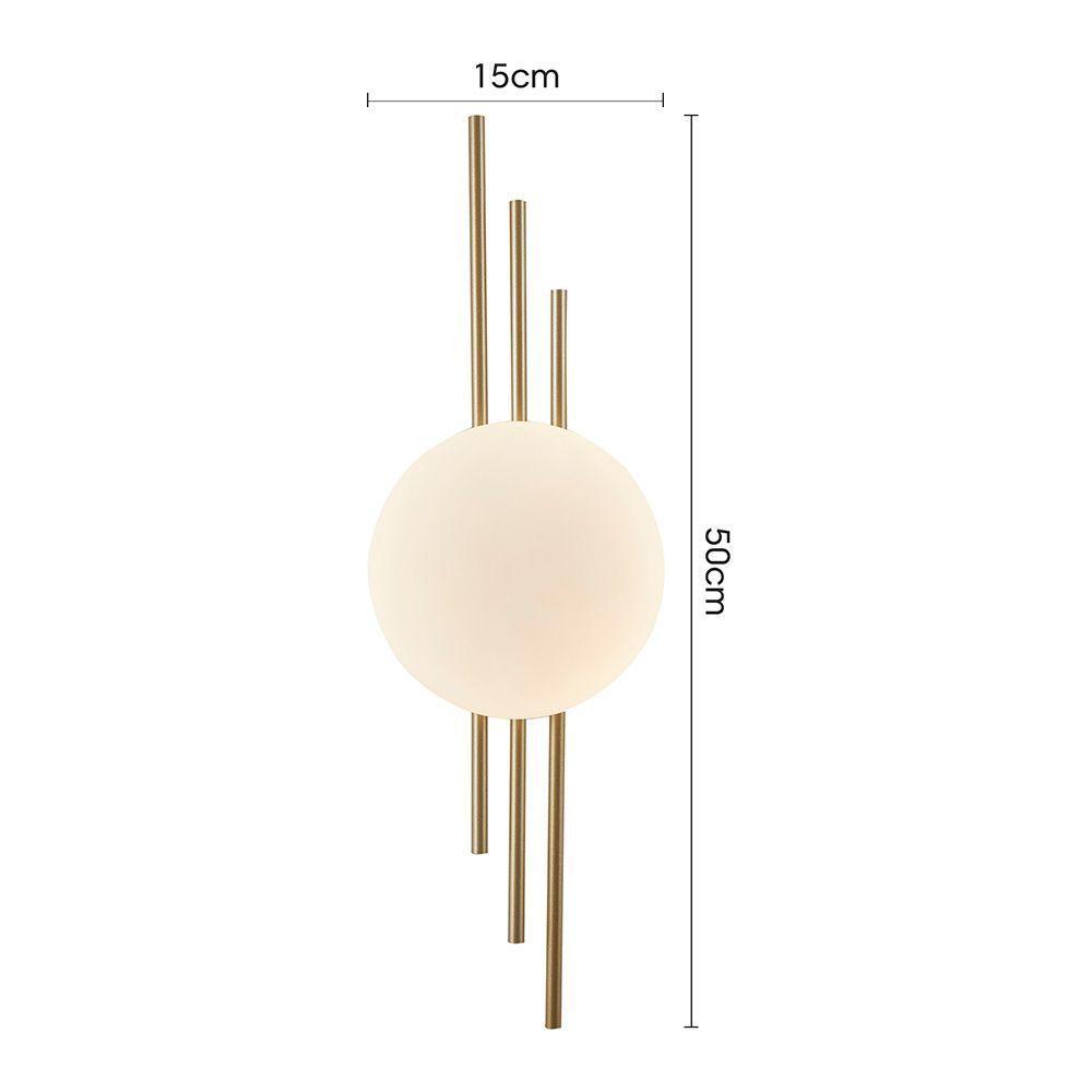 Arandela Nordecor Cami Led Bivolt Dourado 3000k Luz Amarela - 2