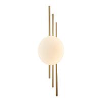 Arandela Nordecor Cami Led Bivolt Dourado 3000k Luz Amarela - 1