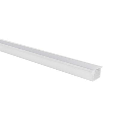 Perfil De Embutir Para Fita Led Blumenau Line 25mm Com 2 Metros Branco Fosco