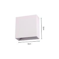 Arandela Nordecor Dron Led Bivolt Branco 3000k Luz Amarela - 2