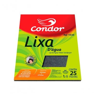 Lixa De Agua Alta Durabilidade Grão 180 225X275Mm Pacote C/2